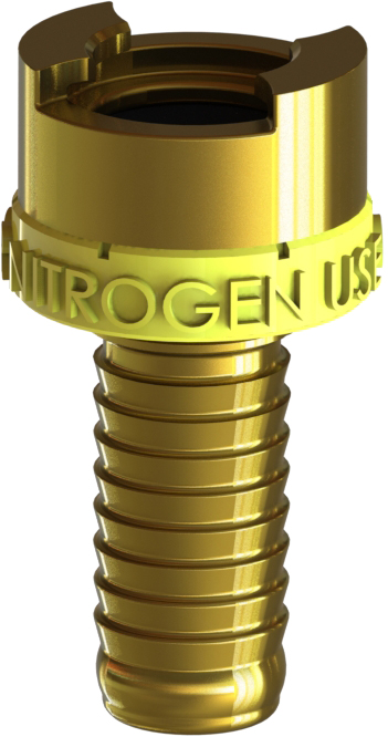Female x Hose with Nitrogen Ring BFHB-3N