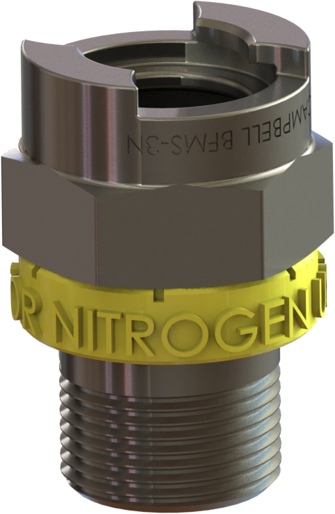 Female x Male NPT with Nitrogen Ring BFMS-2N