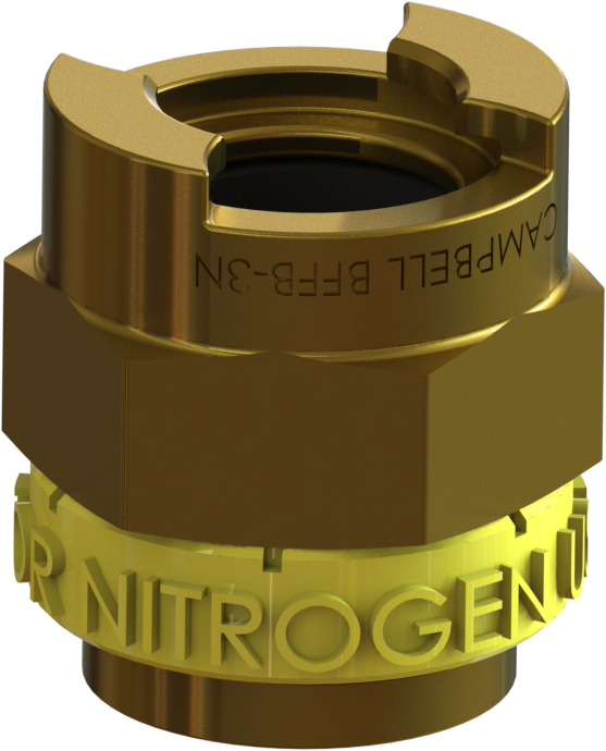 Female x Female NPT with Nitrogen Ring BFFB-2N