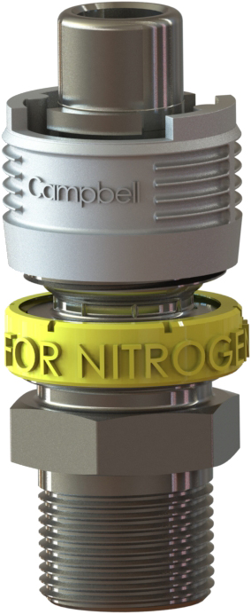 Male x Male NPT with Nitrogen Ring BMMS-2N