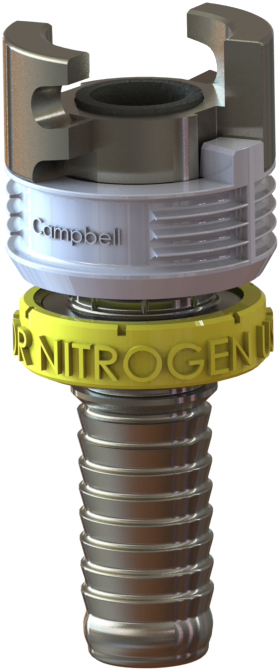 Hose End with Nitrogen Ring TLH-2N