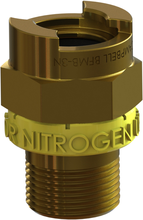 Female x Male NPT with Nitrogen Ring BFMB-2N
