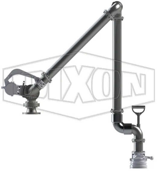 AV3A46JAK48H6ED - 3" A-Frame Loading Arm with Rigid Drop Pipe