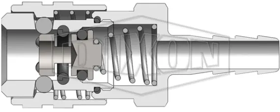 1BRS1.86-B-7 - BR-Series Pneumatic Hose Barb Coupler - Image 2