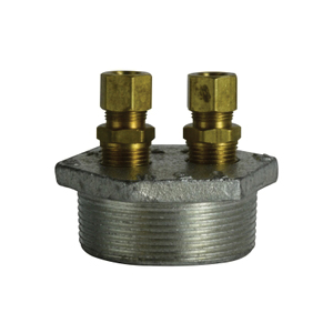 2 X 3/8 X 3/8 BUSHING ONLY ZINC PLATED