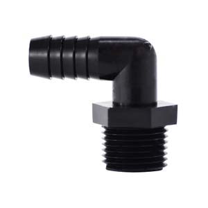 1/4 BARB X 3/4 MIP PE ELBOW