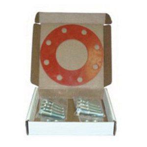 2 BOLT & GASKET SET W/PLATED STEEL BOLTS