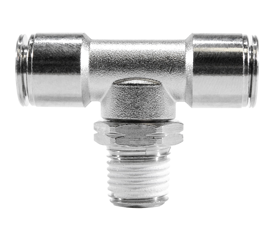 1/4 X 1/4 PPNI SWVL BRANCH TEE ALL METAL