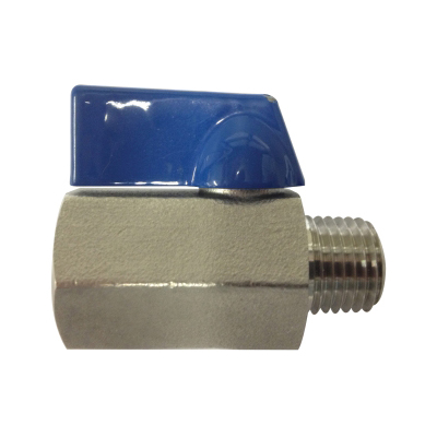 1/8 M X F 316 SS MINI BALL VALVE