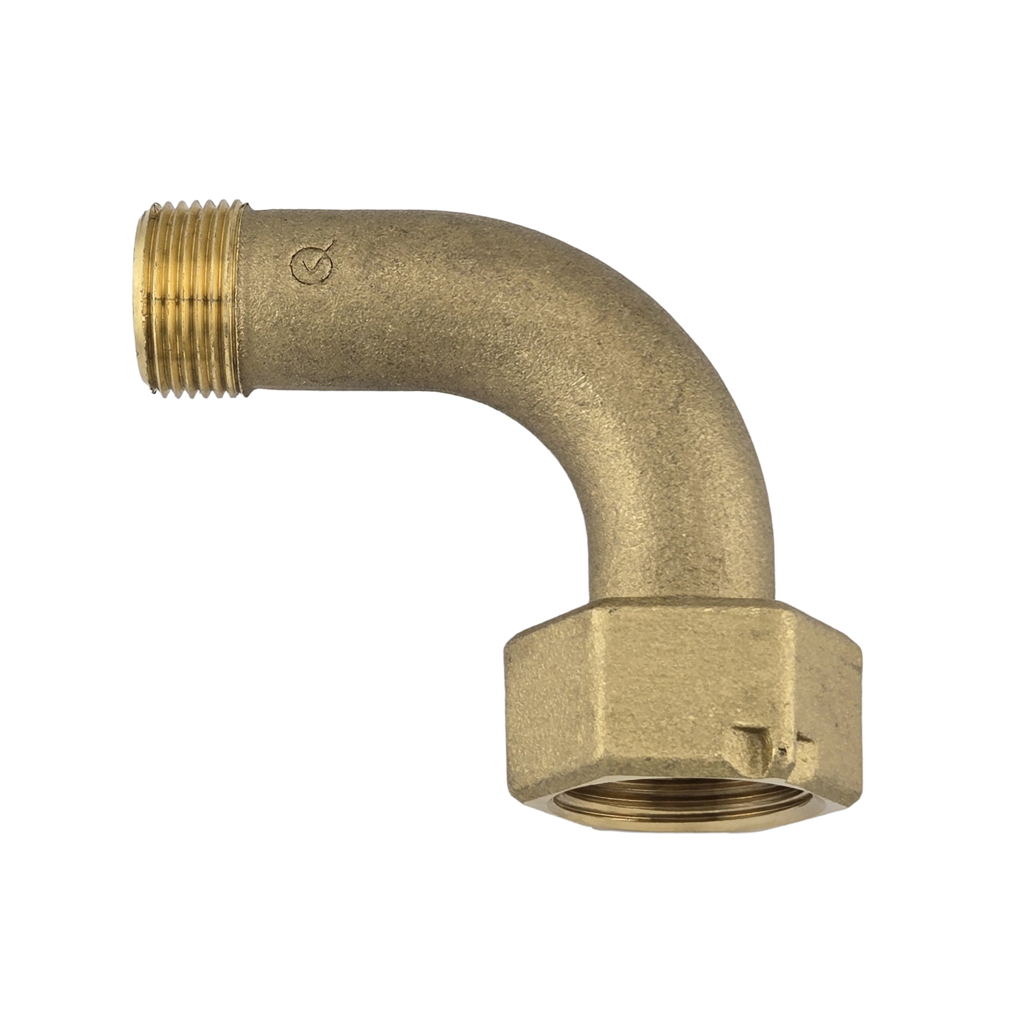 3/4 MIP x 1"FIP WATER METER 90 LEADFREE