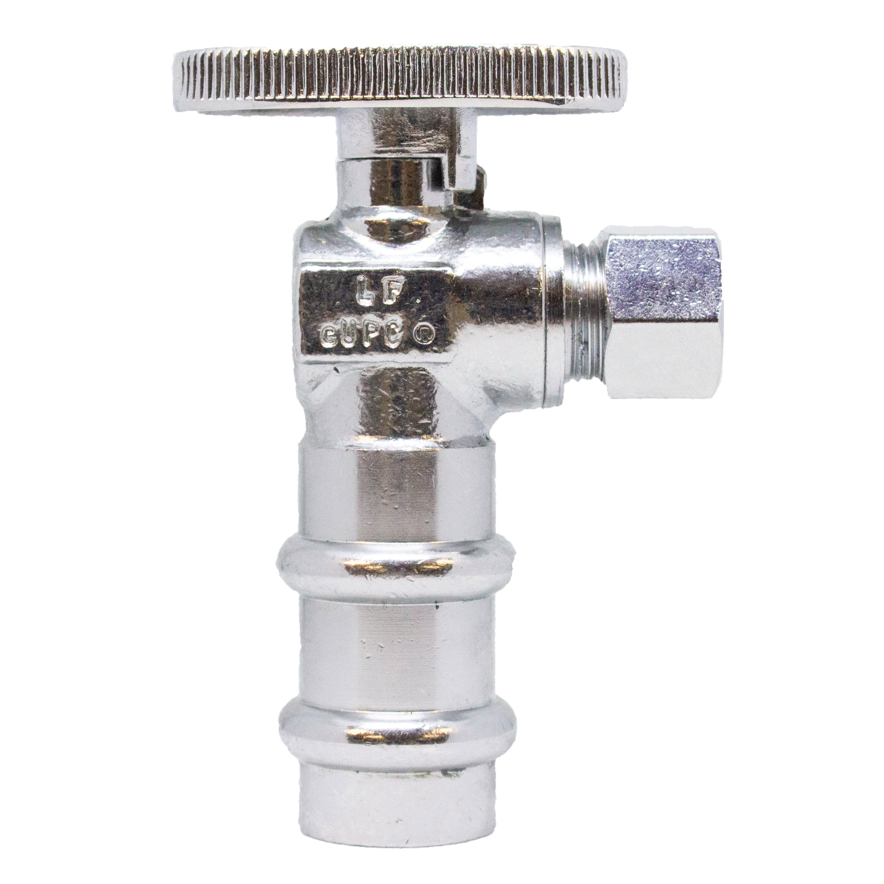 3/8 COMP X 1/2PRESS LEADFREE ANGLE VALVE