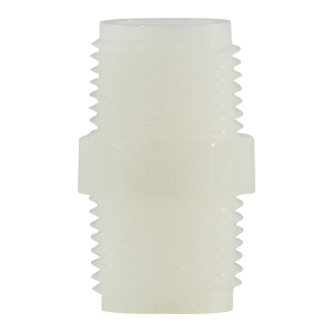 1-1/4 WHITE NYLON HEX NIPPLE