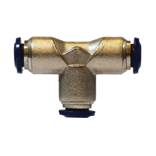 1/8 PUSH-IN UNION TEE N-PLTD
