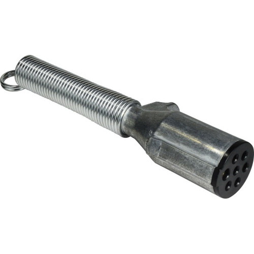 7 WAY SINGLE GRIP PLUG W/SPRING GUARD