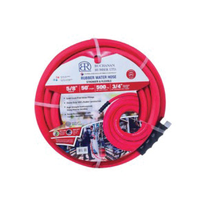 3/4" x 50' x150psi Red Water hose w/ f