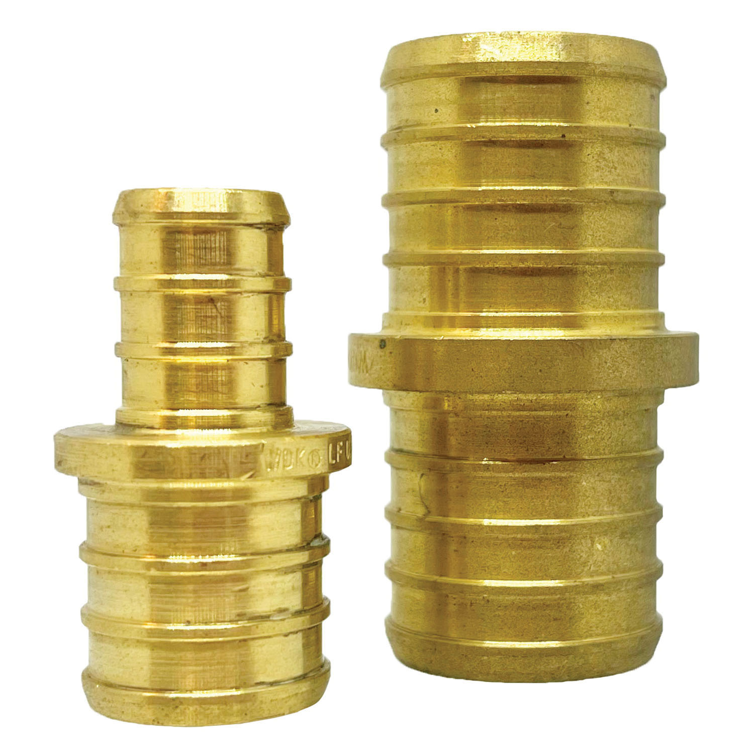 1/2 PEX CPLG LF BRASS