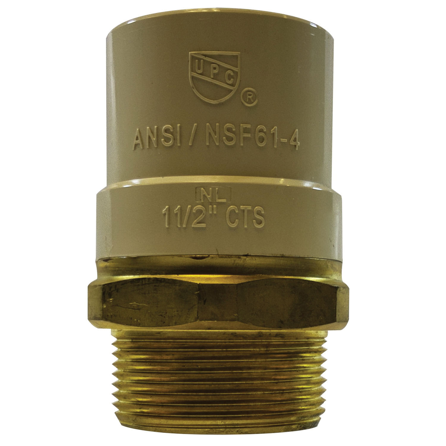 LF 1 CPVC X 1 BRASS MIP ADPT