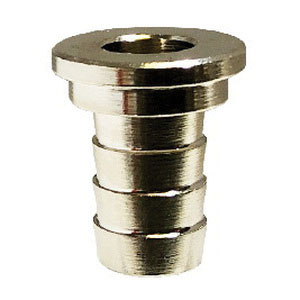 TAILPIECE 1/4B -PB-NICKEL PLTD BRASS