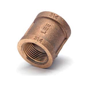 1 X 1/4 LF DOMESTIC BRASS COUPLING