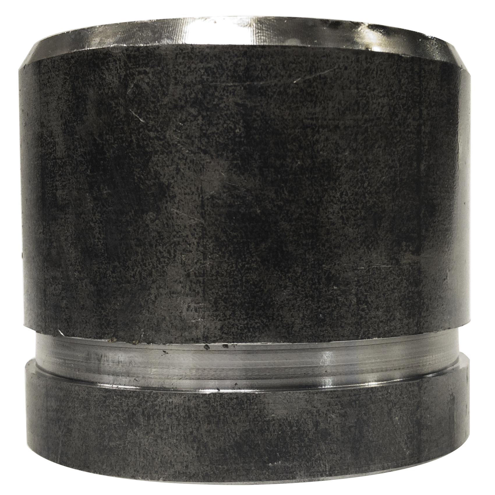10 X 3SCH 40 GROOVE X BEVEL BLACK NIPPLE