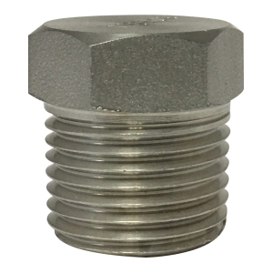 1/2 1000/3000# T-316 B/S HEX HEAD PLUG