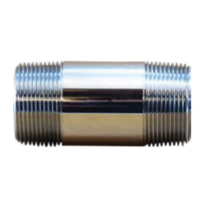 1 X CLOSE CHROME PLATED NIPPLE