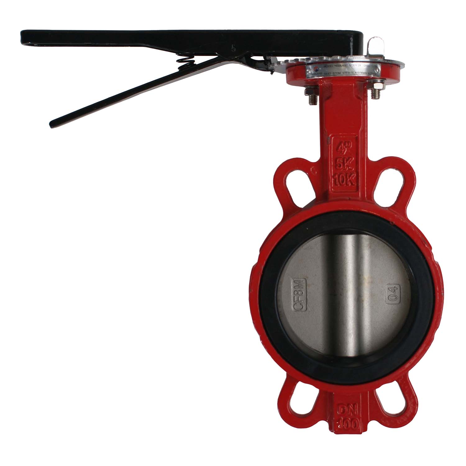 10 SS DISC BFV WAFER/LVR DUCT DISC/EPDM