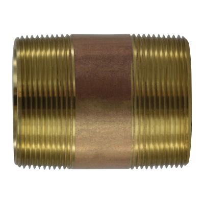 2 X 12 RED BRASS NIPPLE