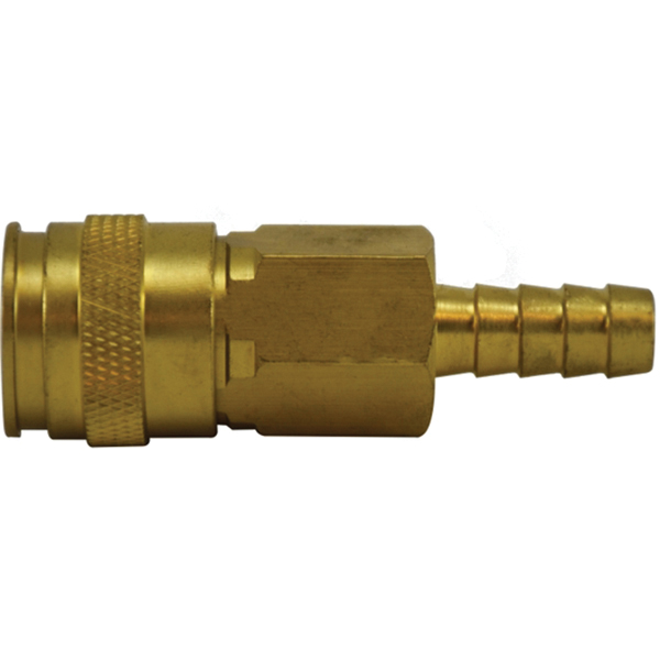 1/4 HOSE BARB UNIV. BRASS COUPLR
