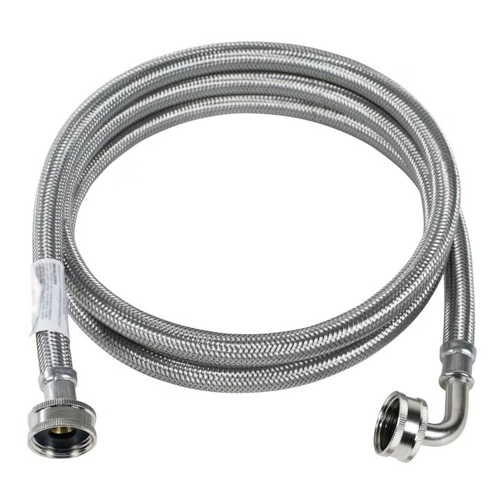SS BRAIDED 48IN WASHING MACHINE HOSE
