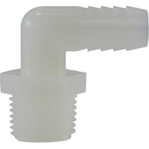 1/4 BARB X 1/2 MIP NYLON ELL
