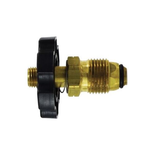 1/4 MPT POL SOFT NOSE W/PLASTIC WHEEL