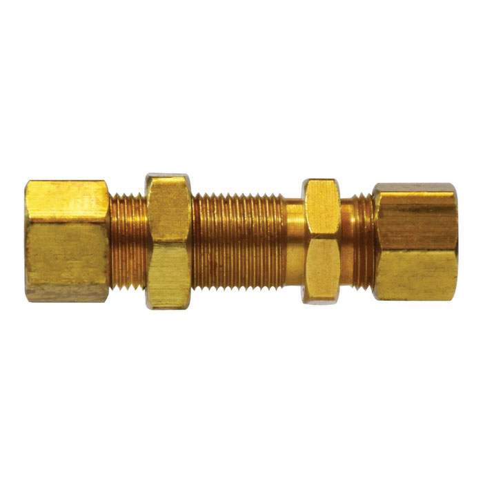 1/4 BLKHD UNION W/ CAP NUT & SLV