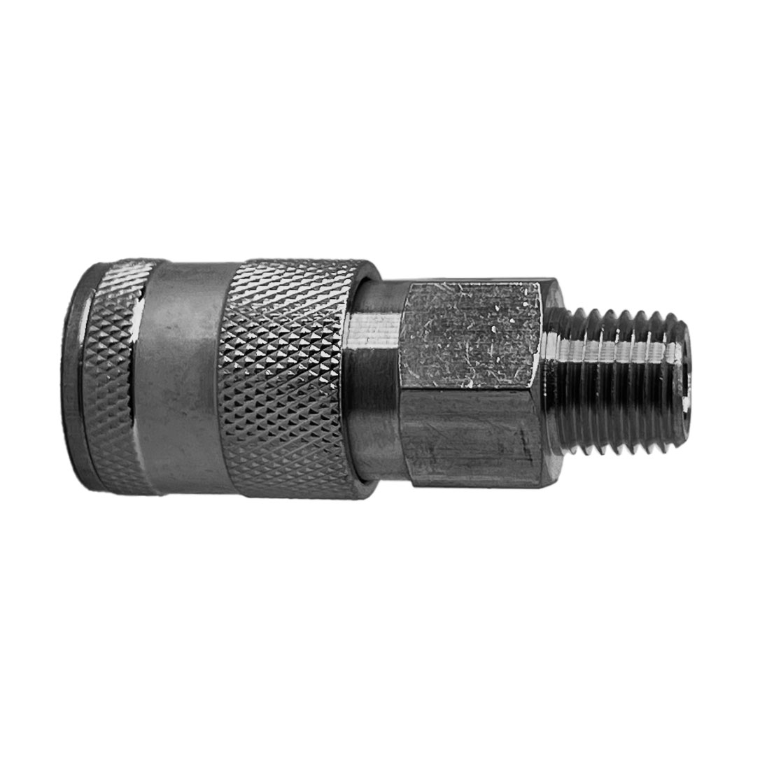 3/8 UNIV CPLR 1/4 MNPT 250PSI STL