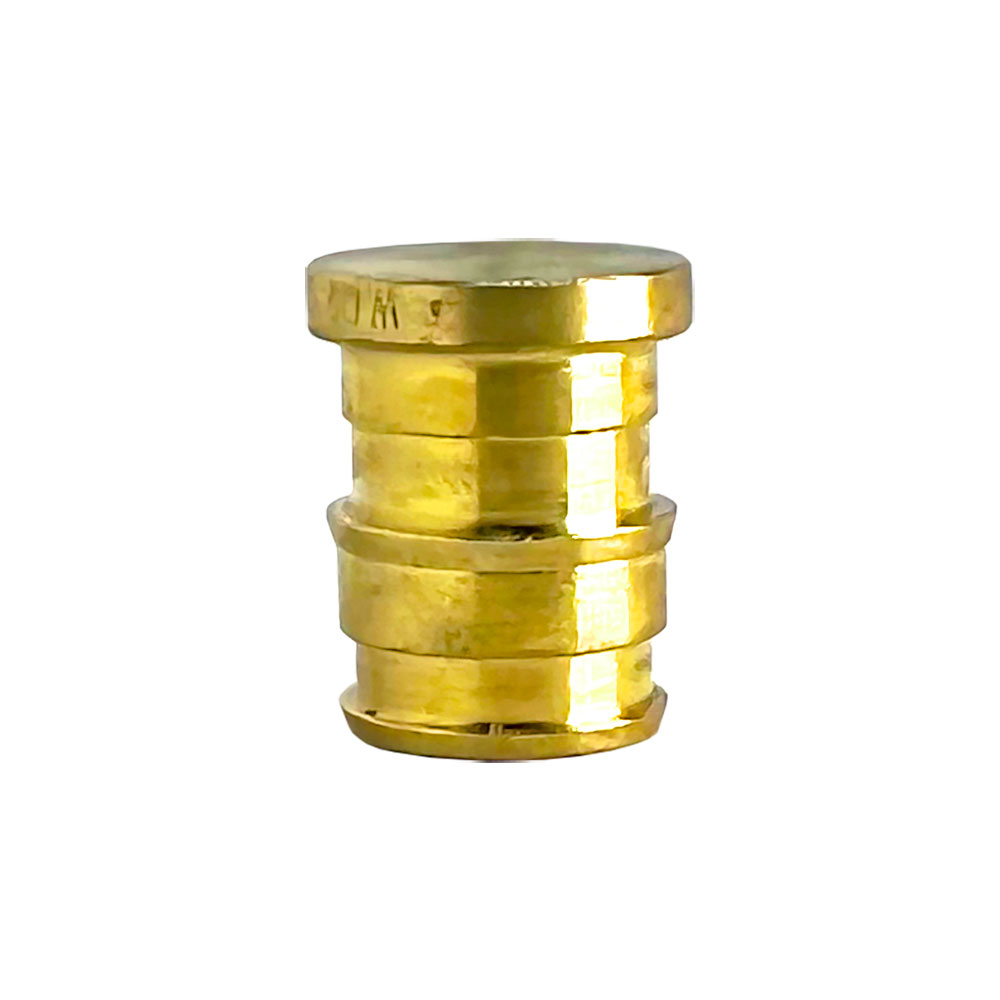 1/2 PEX LF BRASS PLUG CE