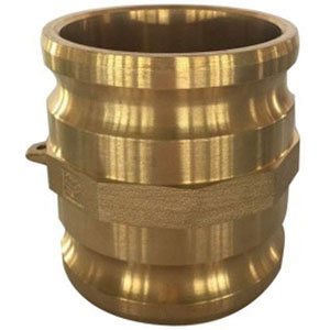 1 1/2 M X M BRASS CPLR