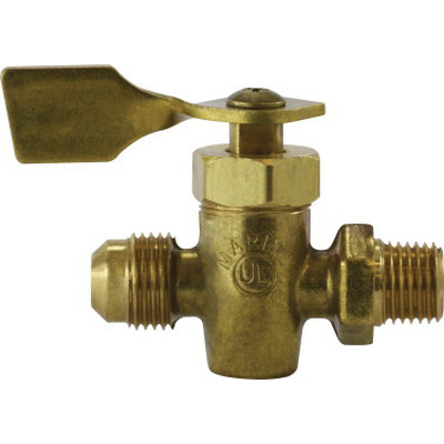 3/8 FL X M SOLID BOTTOM FUEL VLV