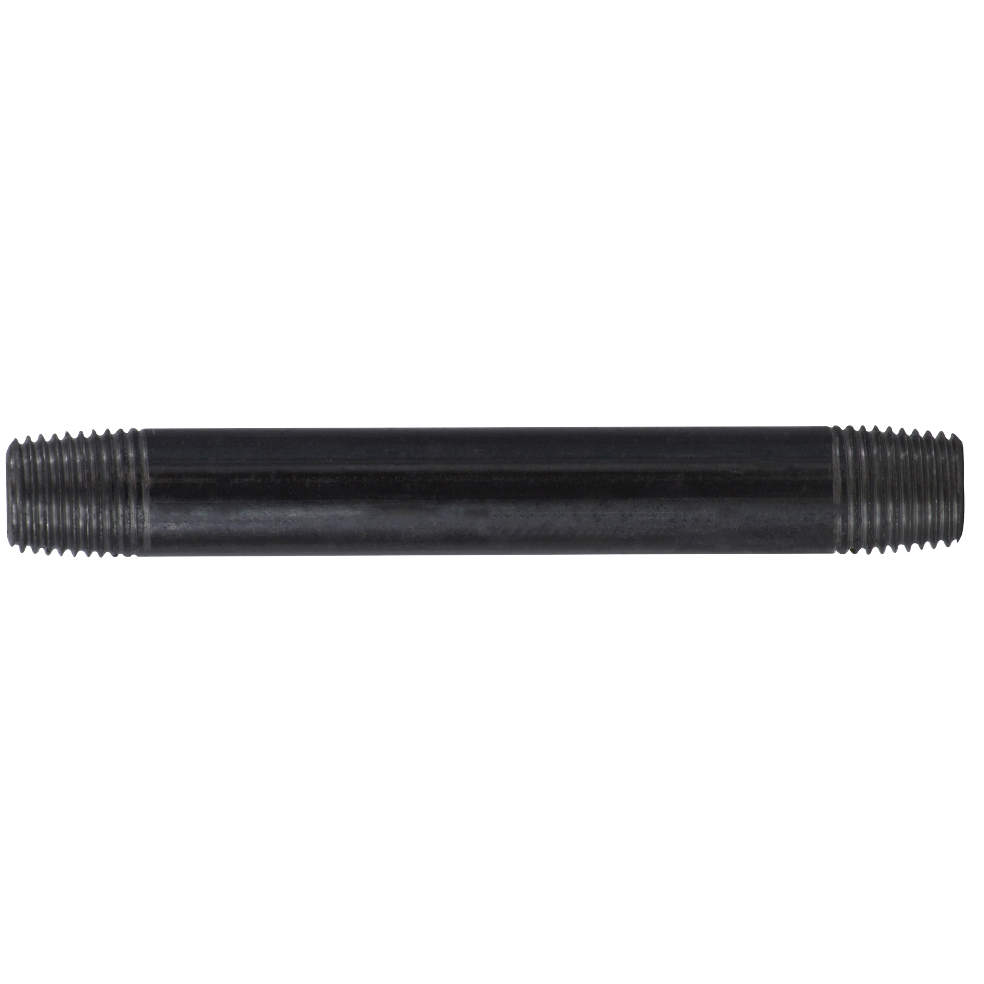 1/4 X 7 BLACK STEEL NIPPLE