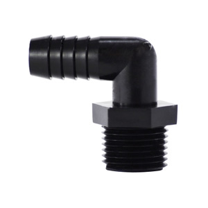 1 X 1 HB X MIP BLK POLY ELBOW