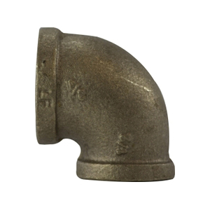 1 X 1/2 BRASS RED ELBOW LF