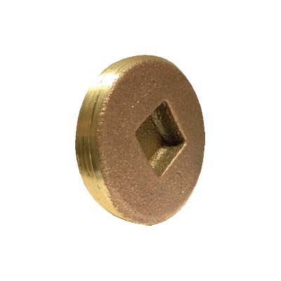 2 1/2 BRASS COUNTERSUNK CLEANOUT PLUG