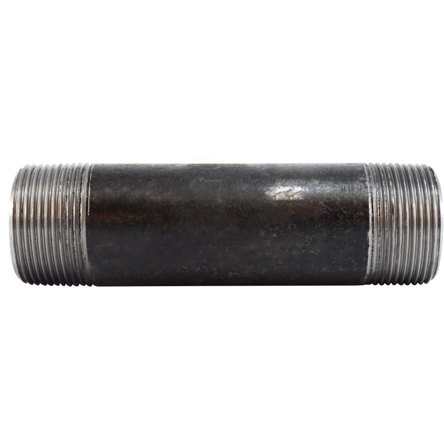 1 1/4 X 8 SCH 80 SMLS BLK NIPPLE