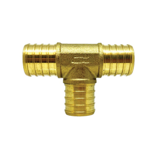 1/2 PEX x 1/2PEX x 3/4PEX LF BRASS TEE