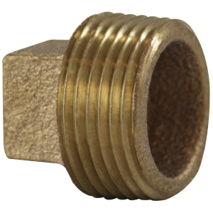 4 BRONZE SQ HD CORED PLUG
