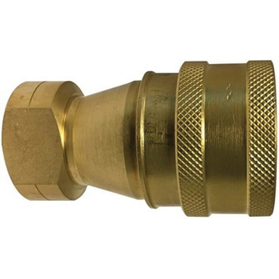1 ISO-B QD COUPLER BRASS