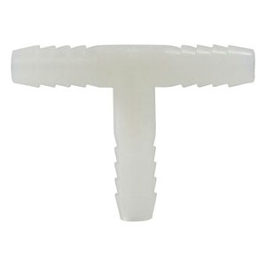 3/8 WHITE NYLON HB TEE