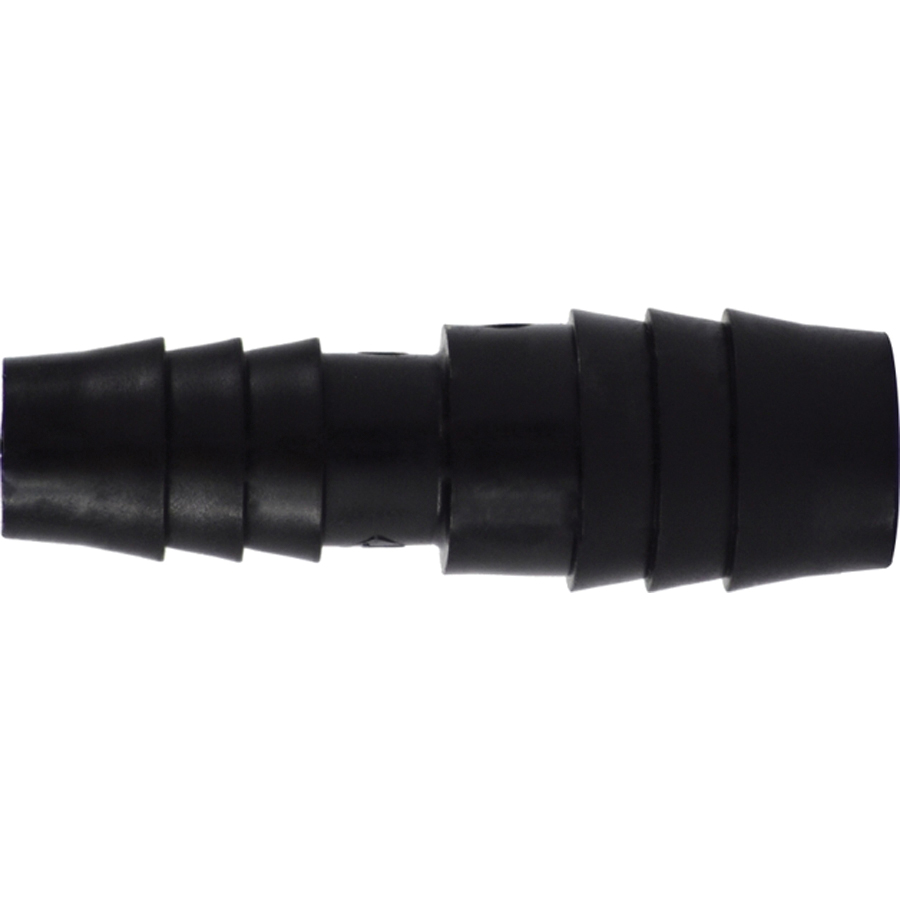 1/2 X 3/8 BLK POLY RED HB UNION