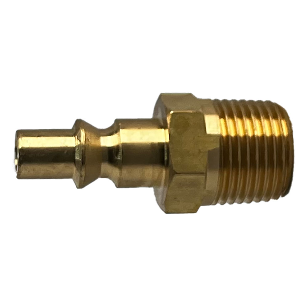 1/4 ARO PLUG 1/4 MNPT 250PSI BRASS
