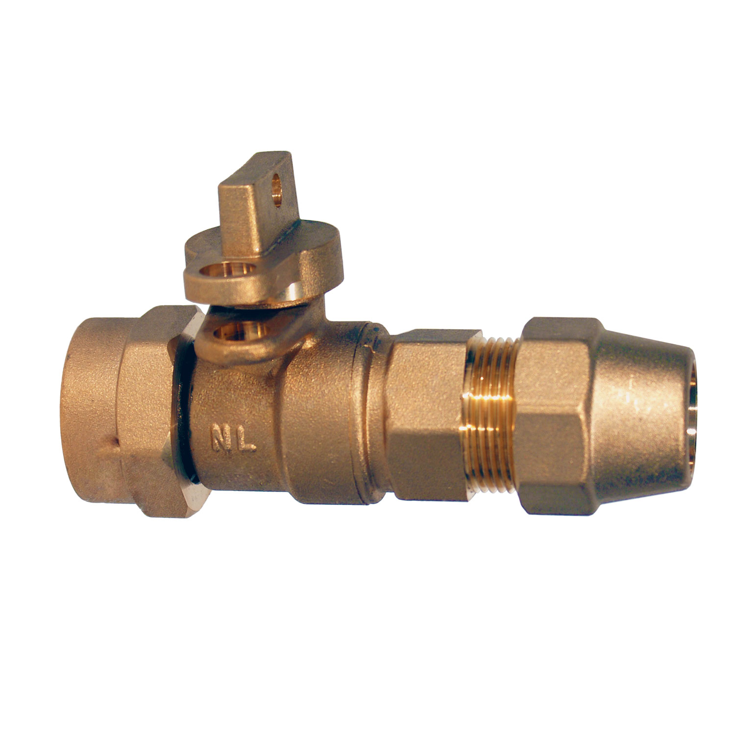 1 LF CURB STOP BALL VALVE CTS/METER NUT