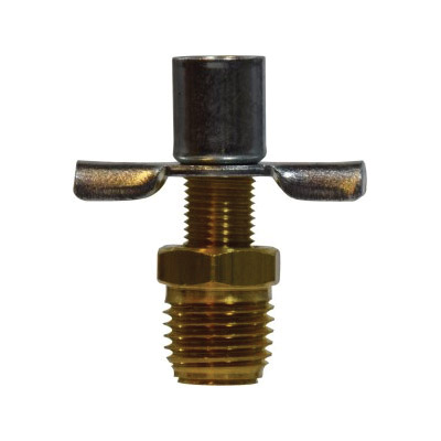 1/4MIP EXT SEAT DRN COCK W/SPOUT